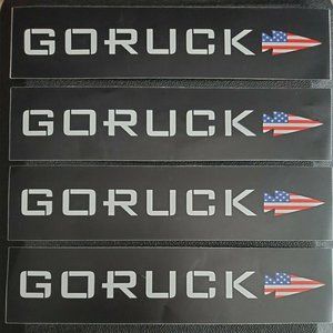 GORUCK Arrowhead USA Sticker x4 New 22x5cm Window Decal Tough DISCONTINUED